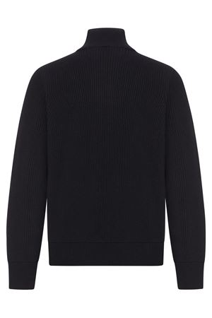 Maglia a coste in lana nero ROBERTO COLLINA | 253M02108M0209